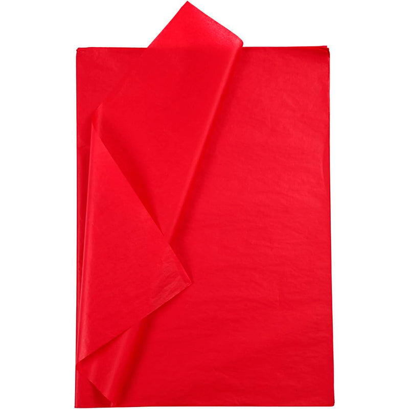 Creativ Seidenpapier, Rot, Einheitsgröße