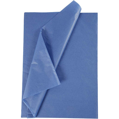 Seidenpapier Blatt 50x70 Cm 14 G 10 Bl. Blau