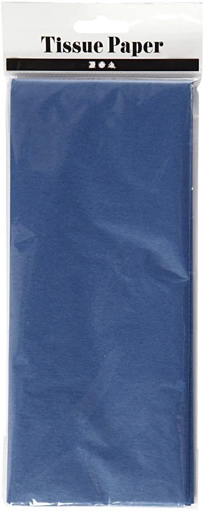 Seidenpapier Blatt 50x70 Cm 14 G 10 Bl. Blau
