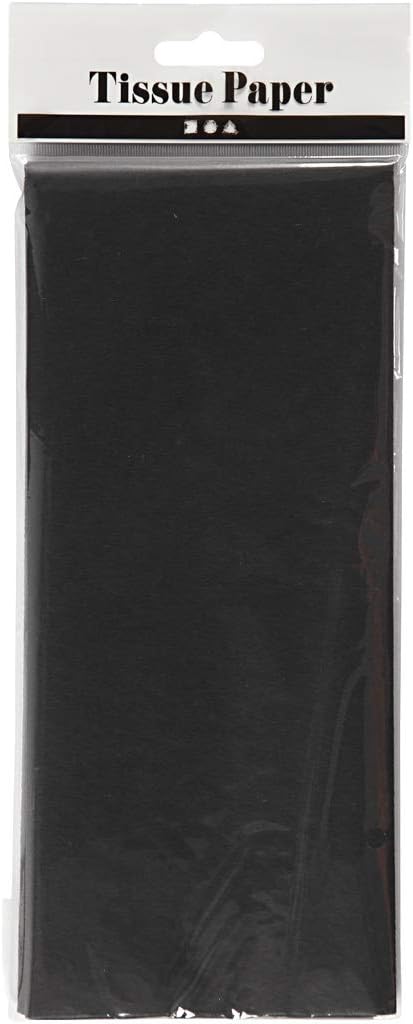 Seidenpapier Blatt 50x70 Cm 14 G 10 Bl. Schwarz