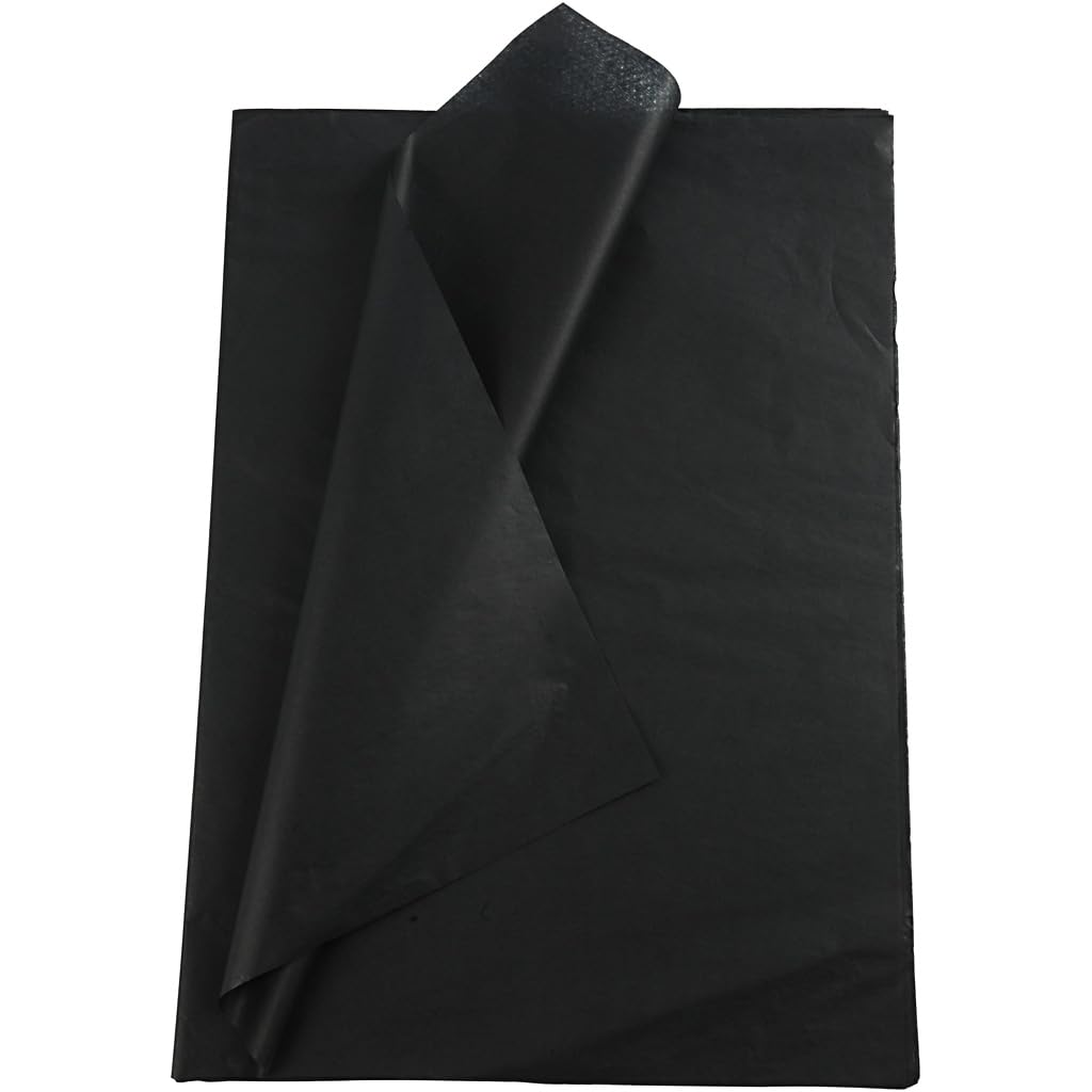 Seidenpapier Blatt 50x70 Cm 14 G 10 Bl. Schwarz