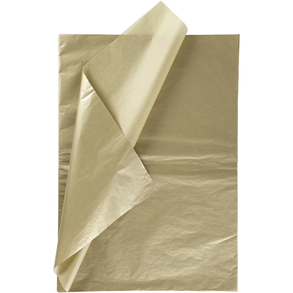 Seidenpapier Blatt 50x70 Cm 14 G 6 Bl. Gold