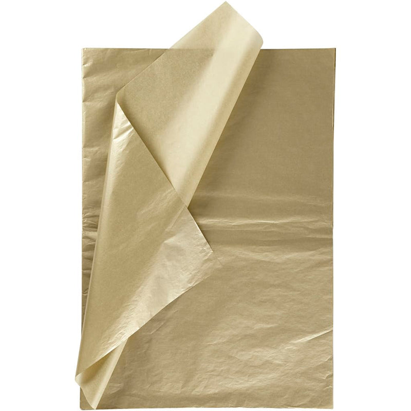 Seidenpapier Blatt 50x70 Cm 14 G 6 Bl. Gold
