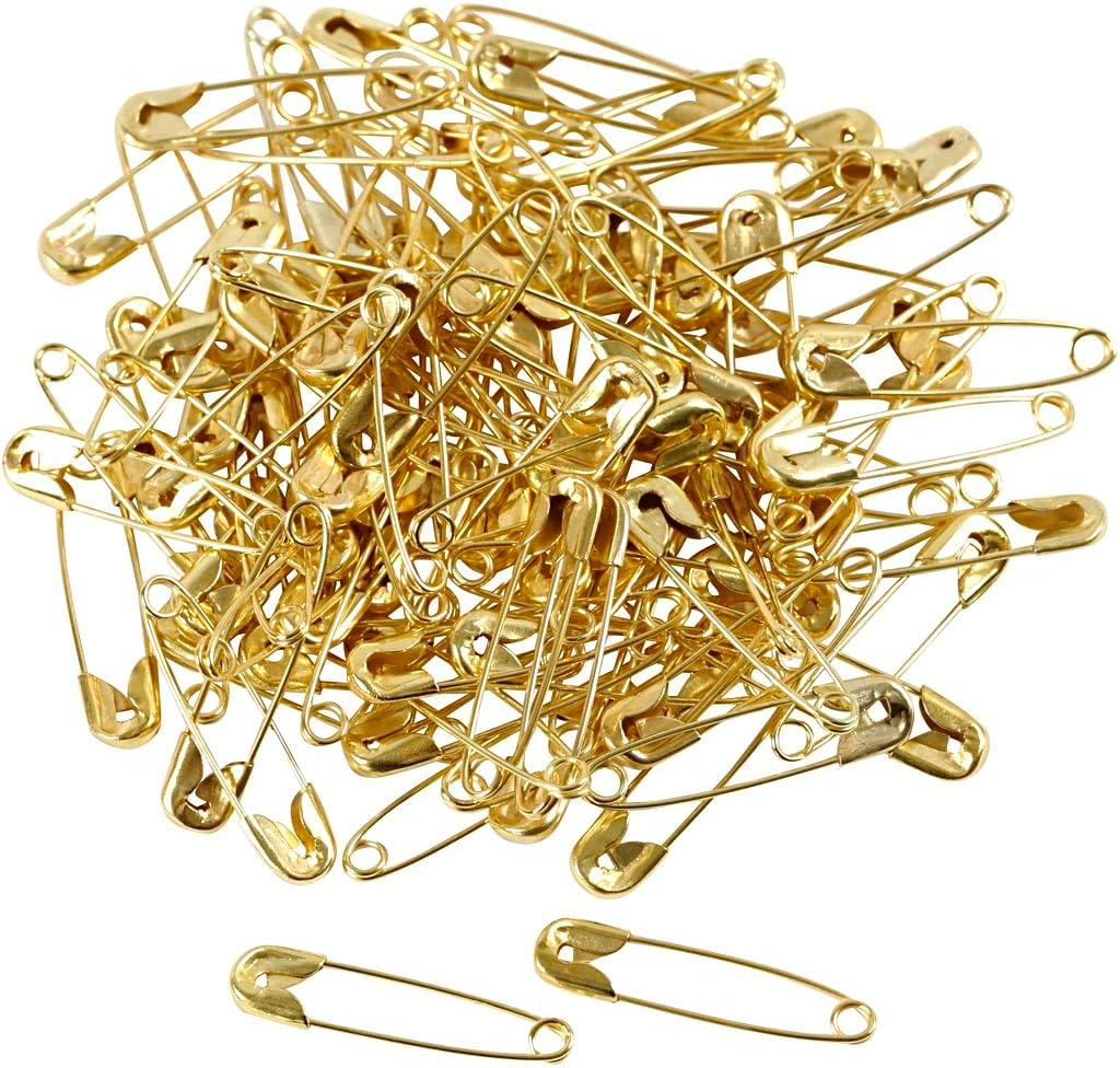 Creativ Safety pins, Gold