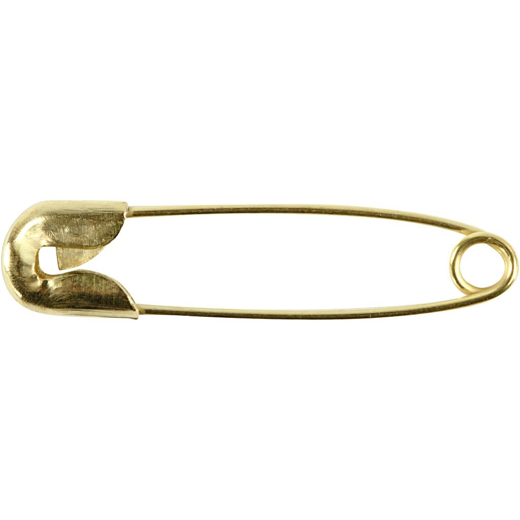 Creativ Safety pins, Gold