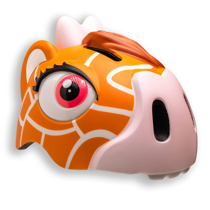 Crazy Safety Casque de vélo pour Enfants | Casque Enfants 2-7 Ans pour vélo, Skateboard, Cyclisme, vélo de Course, Trottinette, Rollers | Casque 3D Animalier 49-55 cm (Girafe Marron, 49-55 cm)