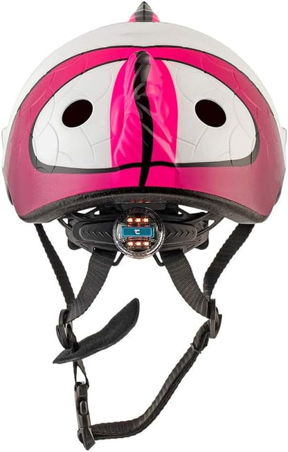 Crazy Safety Green Chameleon Childrens Bike Helmet | Cycle helmet for children aged 2-7 years for bikes, skateboards, balance bikes, scooters, skates Lightweight and adjustable animal helmet