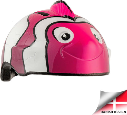 Crazy Safety Green Chameleon Childrens Bike Helmet | Cycle helmet for children aged 2-7 years for bikes, skateboards, balance bikes, scooters, skates Lightweight and adjustable animal helmet