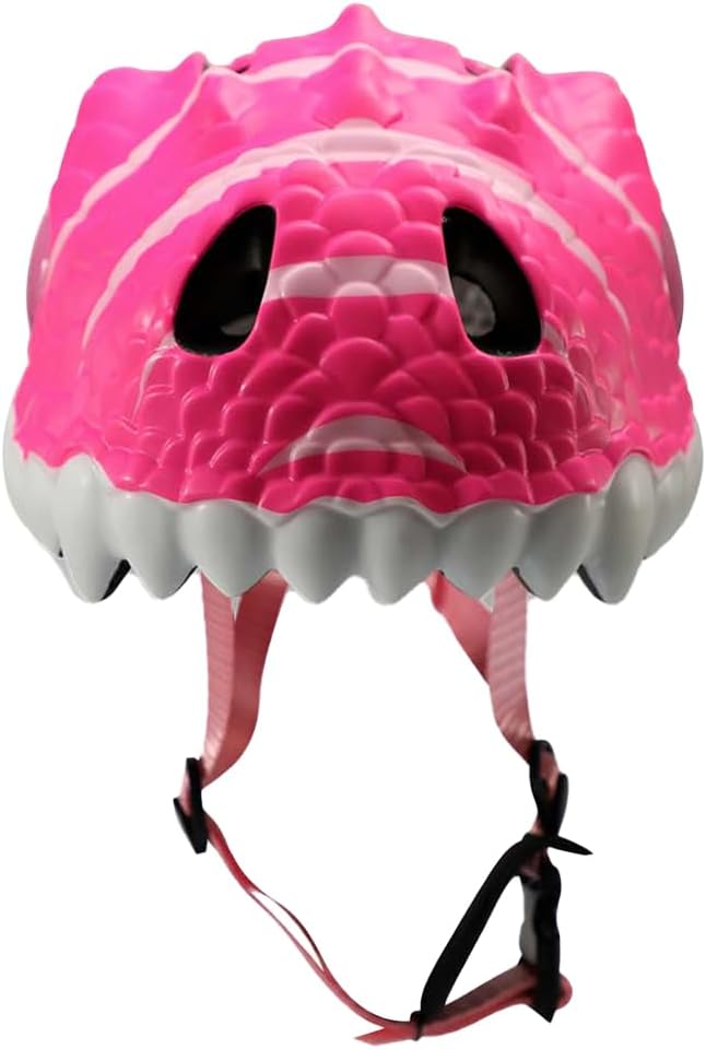 Crazy Safety Green Chameleon Childrens Bike Helmet | Cycle helmet for children aged 2-7 years for bikes, skateboards, balance bikes, scooters, skates Lightweight and adjustable animal helmet