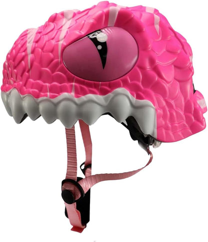 Crazy Safety Green Chameleon Childrens Bike Helmet | Cycle helmet for children aged 2-7 years for bikes, skateboards, balance bikes, scooters, skates Lightweight and adjustable animal helmet