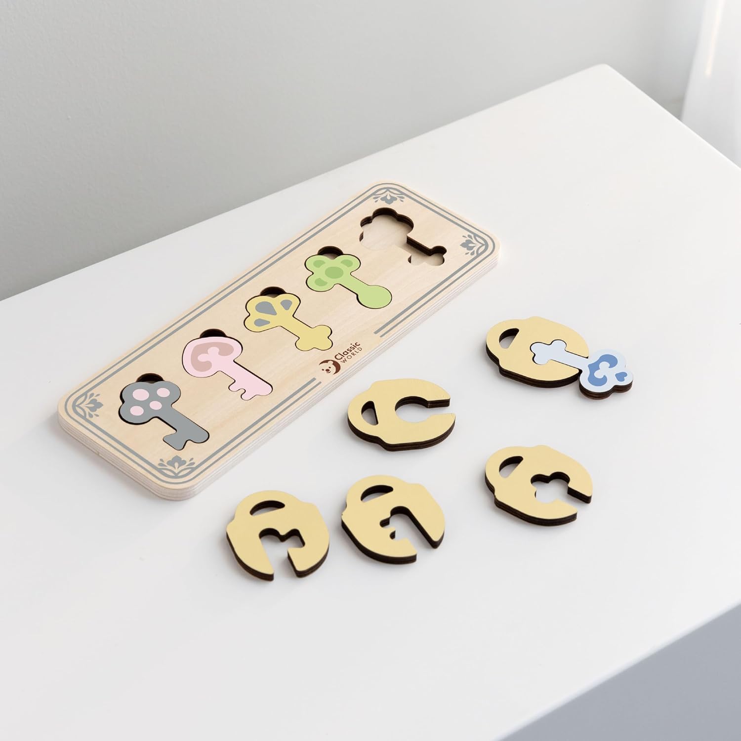 Classic World Castle Keys Matching-Spiel