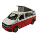 Kids Globe - Kids Globe VW Transporter Camper Die-Cast Pull Back 135cm