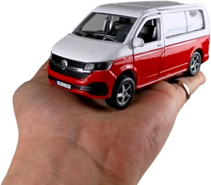 Kids Globe - Kids Globe VW Transporter Camper Die-Cast Pull Back 135cm