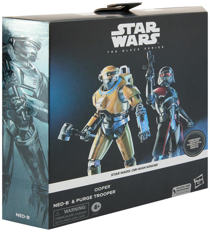 Star Wars The Black Series, NED-B & Purge Trooper, Pack de 2 Figurines Graphite de 15 cm