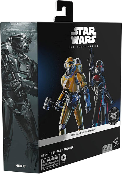 Star Wars The Black Series, NED-B & Purge Trooper, Pack de 2 Figurines Graphite de 15 cm