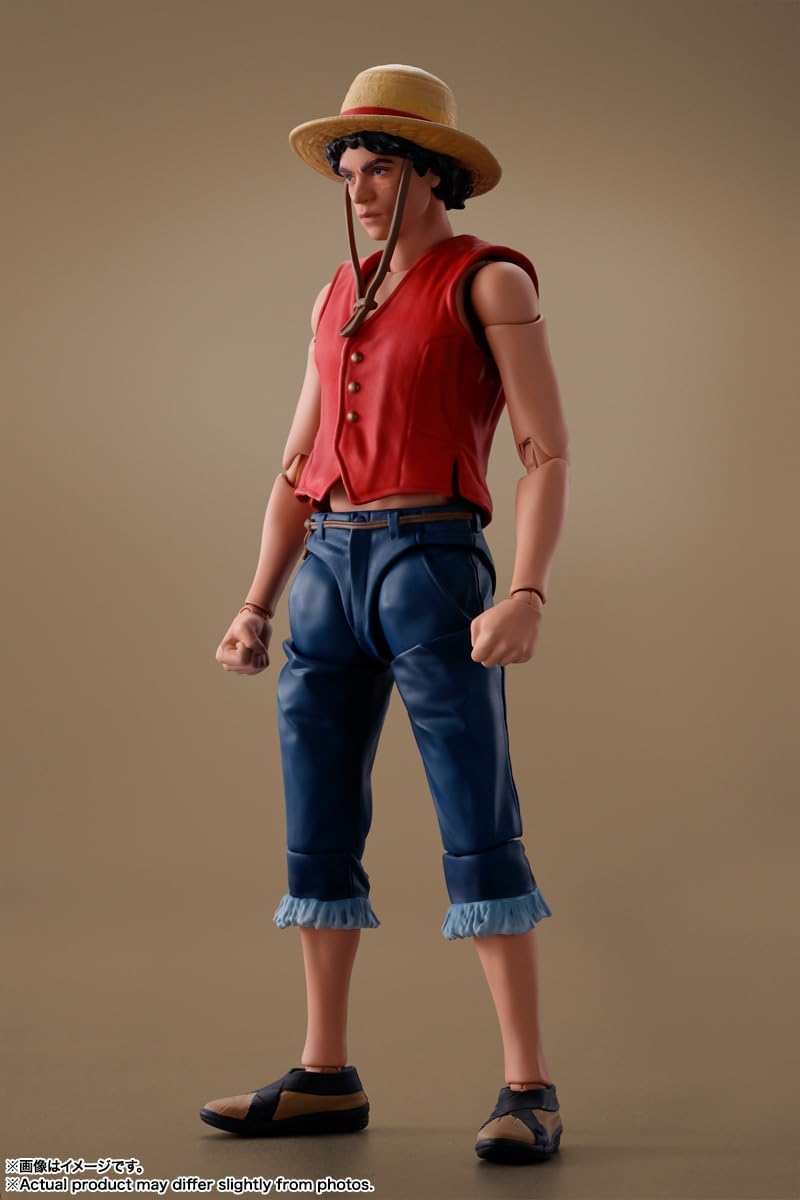 TAMASHII NATIONS - A Netflix Series: One Piece - Monkey D. Luffy, Bandai Spirits S.H.Figuarts Action Figure Multicolor