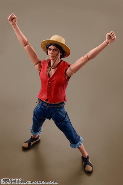 TAMASHII NATIONS - A Netflix Series: One Piece - Monkey D. Luffy, Bandai Spirits S.H.Figuarts Action Figure Multicolor
