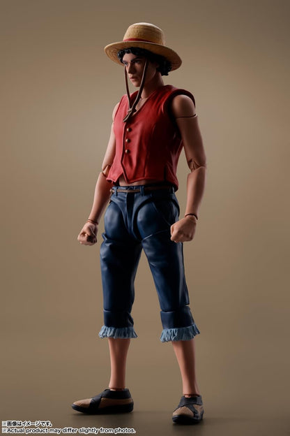TAMASHII NATIONS - A Netflix Series: One Piece - Monkey D. Luffy, Bandai Spirits S.H.Figuarts Action Figure Multicolor
