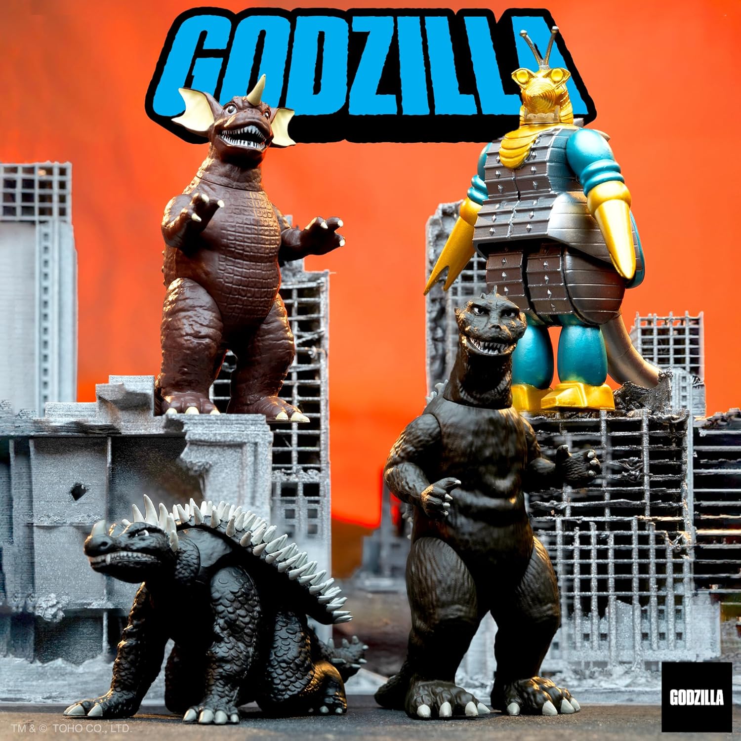 Super7 Toho Reaction Figures Wave 05 - Anguirus '55 Action Figure