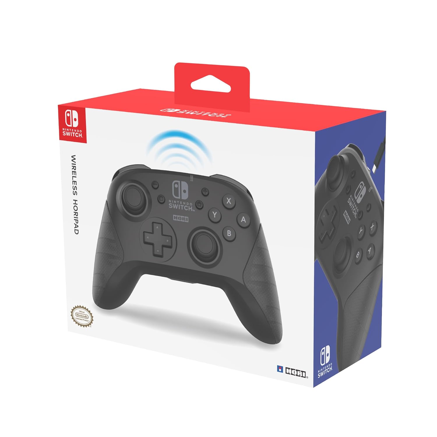 HORI Wireless HORIPAD (Black) Pro Controller for Nintendo Switch - Officially Licensed By Nintendo Black Black Black