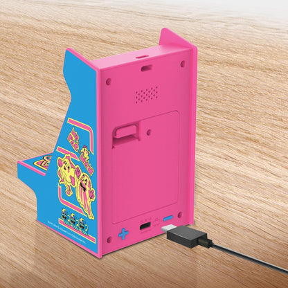 My Arcade Ms. Pac-Man Nano Player Pro - 4.8" Fully Playable Portable Mini Arcade Machine, 2.4" Screen Color Display