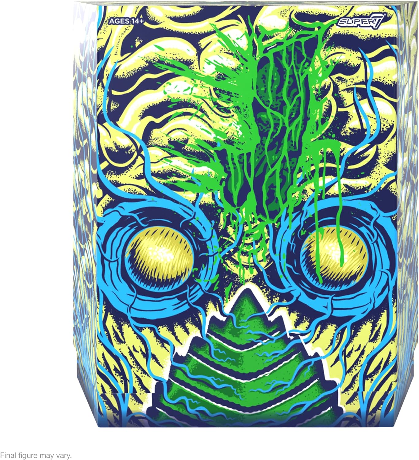 Super7 Ultimates Metaluna Mutant (Blue Glow in The Dark) - 7" Metaluna Mutant Action Figure Classic Science Fiction Movie Collectibles and Retro Toys