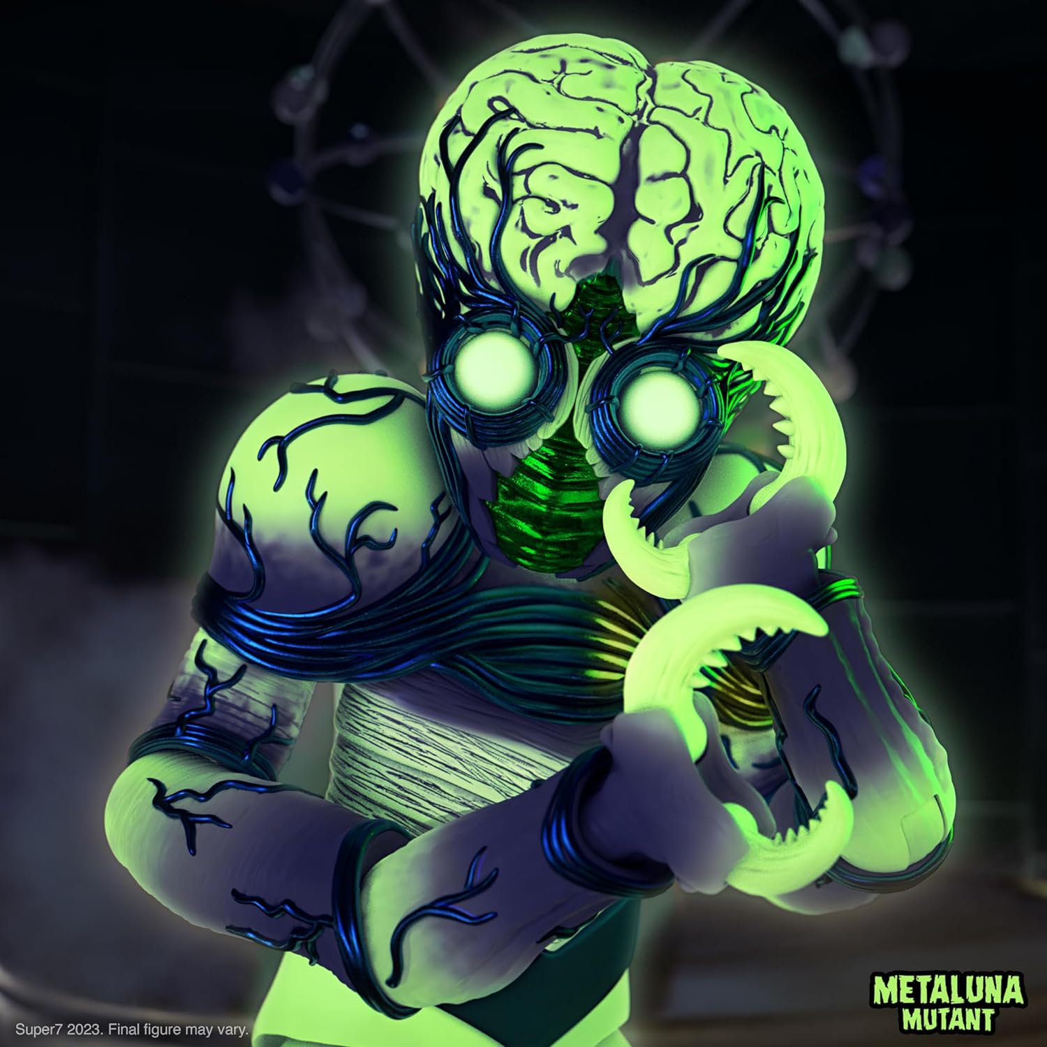 Super7 Ultimates Metaluna Mutant (Blue Glow in The Dark) - 7" Metaluna Mutant Action Figure Classic Science Fiction Movie Collectibles and Retro Toys