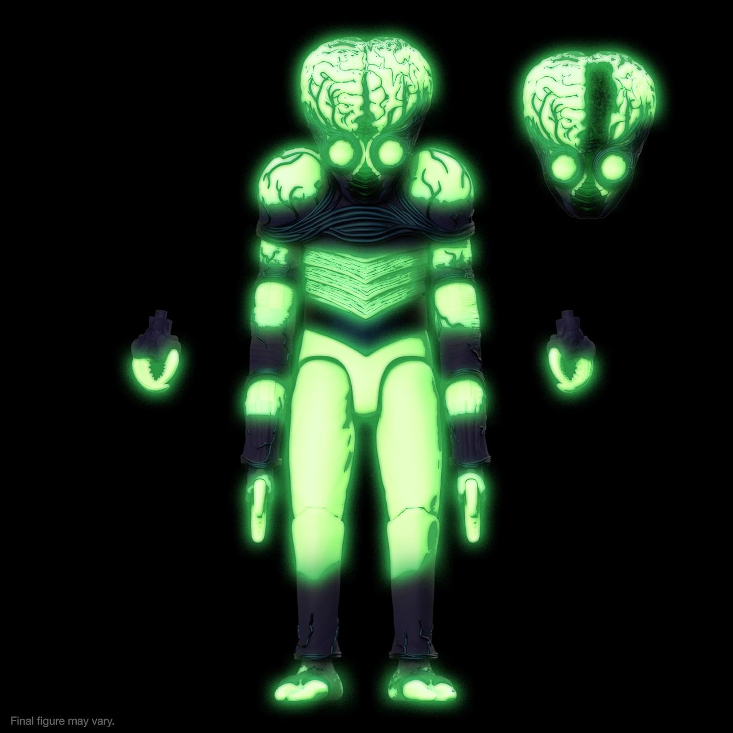 Super7 Ultimates Metaluna Mutant (Blue Glow in The Dark) - 7" Metaluna Mutant Action Figure Classic Science Fiction Movie Collectibles and Retro Toys