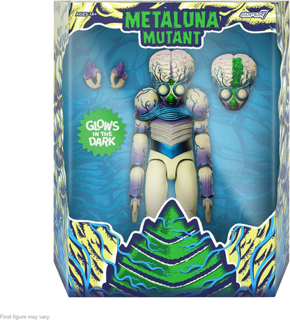 Super7 Ultimates Metaluna Mutant (Blue Glow in The Dark) - 7" Metaluna Mutant Action Figure Classic Science Fiction Movie Collectibles and Retro Toys