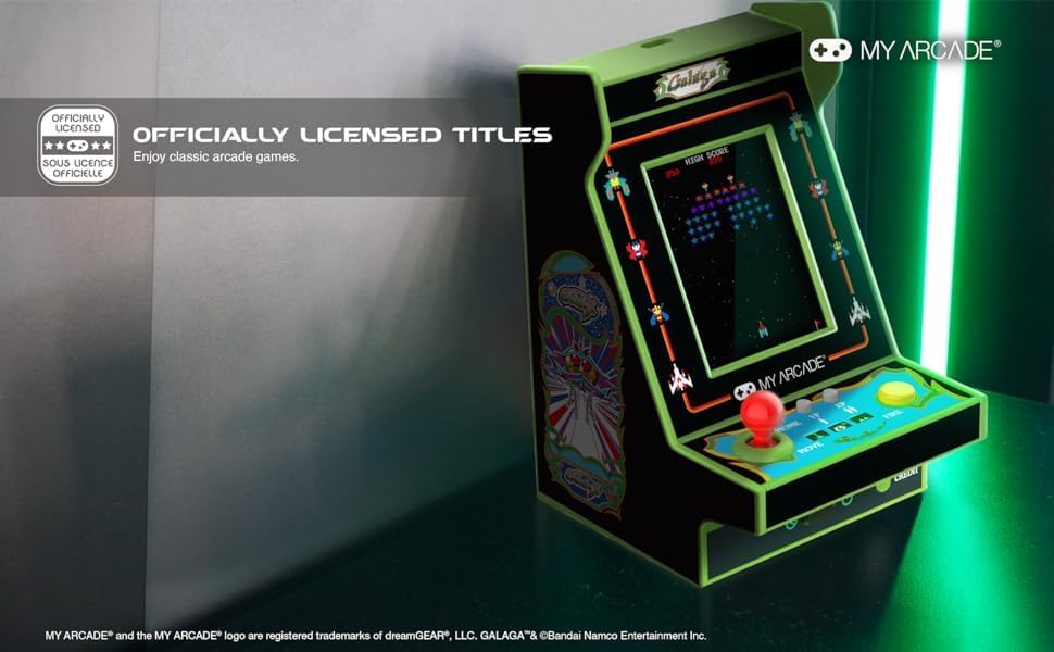 My Arcade DGUNL-4197 Galaga/Galaxian Nano Player Pro Draagbare Retro Arcade (2 SPELLEN IN 1