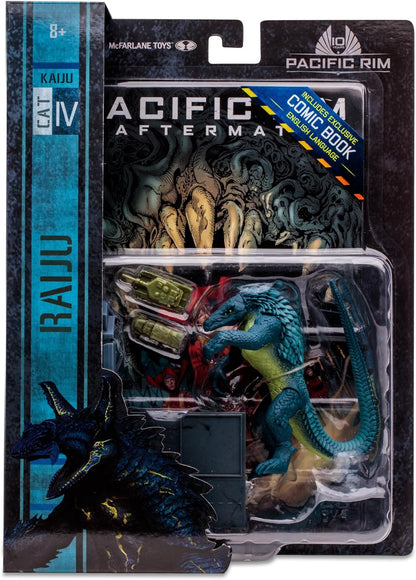 Pacific Rim McFarlane 4" Raiju (Kaiju) Figure Playset & Comic