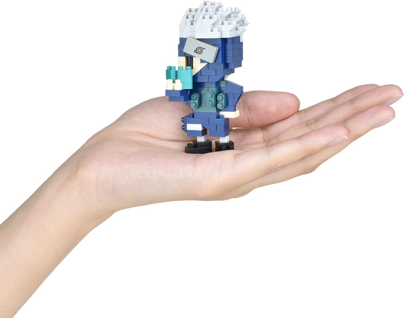 nanoblock - Naruto Shippuden - Kakashi Hatake, Character Collection Series Building Kit 180 Count(Pack of 1
