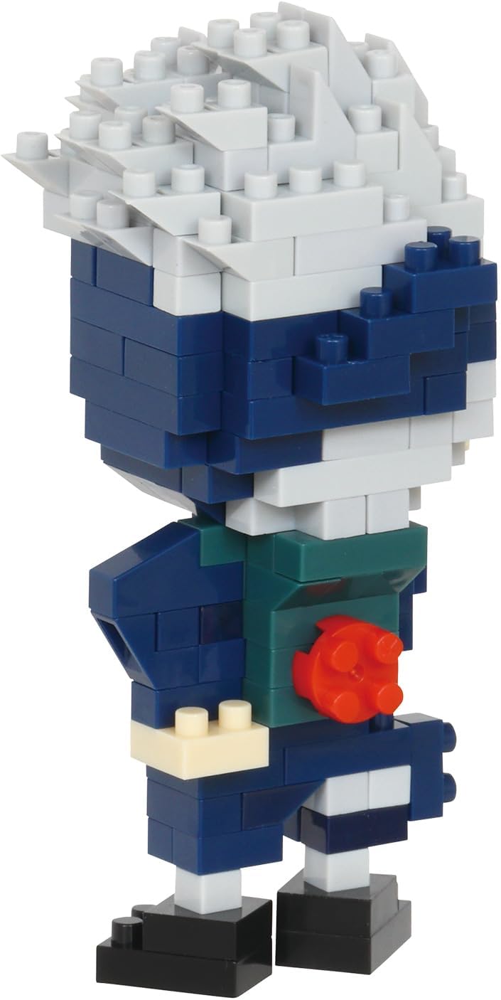 nanoblock - Naruto Shippuden - Kakashi Hatake, Character Collection Series Building Kit 180 Count(Pack of 1