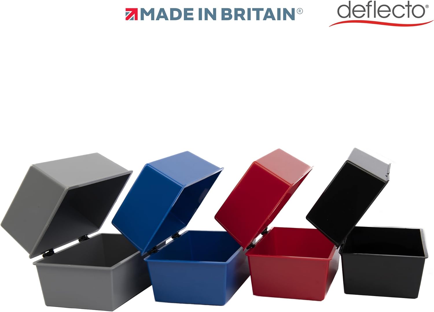 Deflecto® 6" x 4" Card Index Box