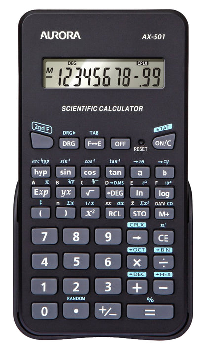 Aurora AX-501 Scientific Calculator - Black