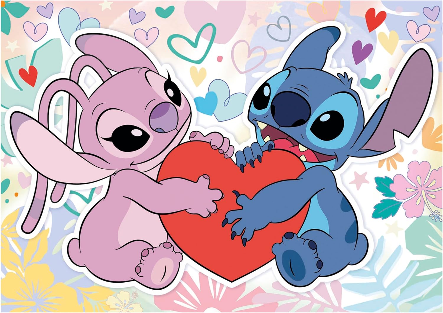 Educa - Disney Stitch | Puzzle von 500 Teilen für Erwachsene. Messen: 48 x 34 cm. Beinhaltet die puzzlekleber FixPuzzle. Seit 11 Jahren (19911