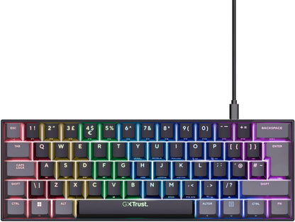 GXT867 Acira 60% Mini Gaming Keyboard UK