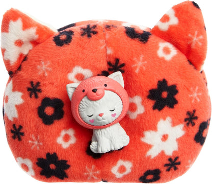 Barbie Cutie Reveal Chelsea Doll & Accessories, Animal Plush Costume & 6 Surprises Including Color Change, Kitten as Red Panda, HRK28 Kitty as Red Panda