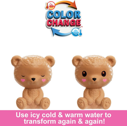 Barbie Cutie Reveal Chelsea Doll & Accessories, Animal Plush Costume & 6 Surprises Including Color Change, Teddy Bear as Dolphin, HRK30