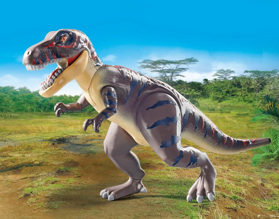PLAYMOBIL Dinos 71524 T-Rex-Spurensuche, aufregende Suche nach dem Tyrannosaurus Rex, mit Motorrad, Kamera und echten Dino-Knochen, nachhaltiges Spielzeug für Kinder ab 4 Jahren