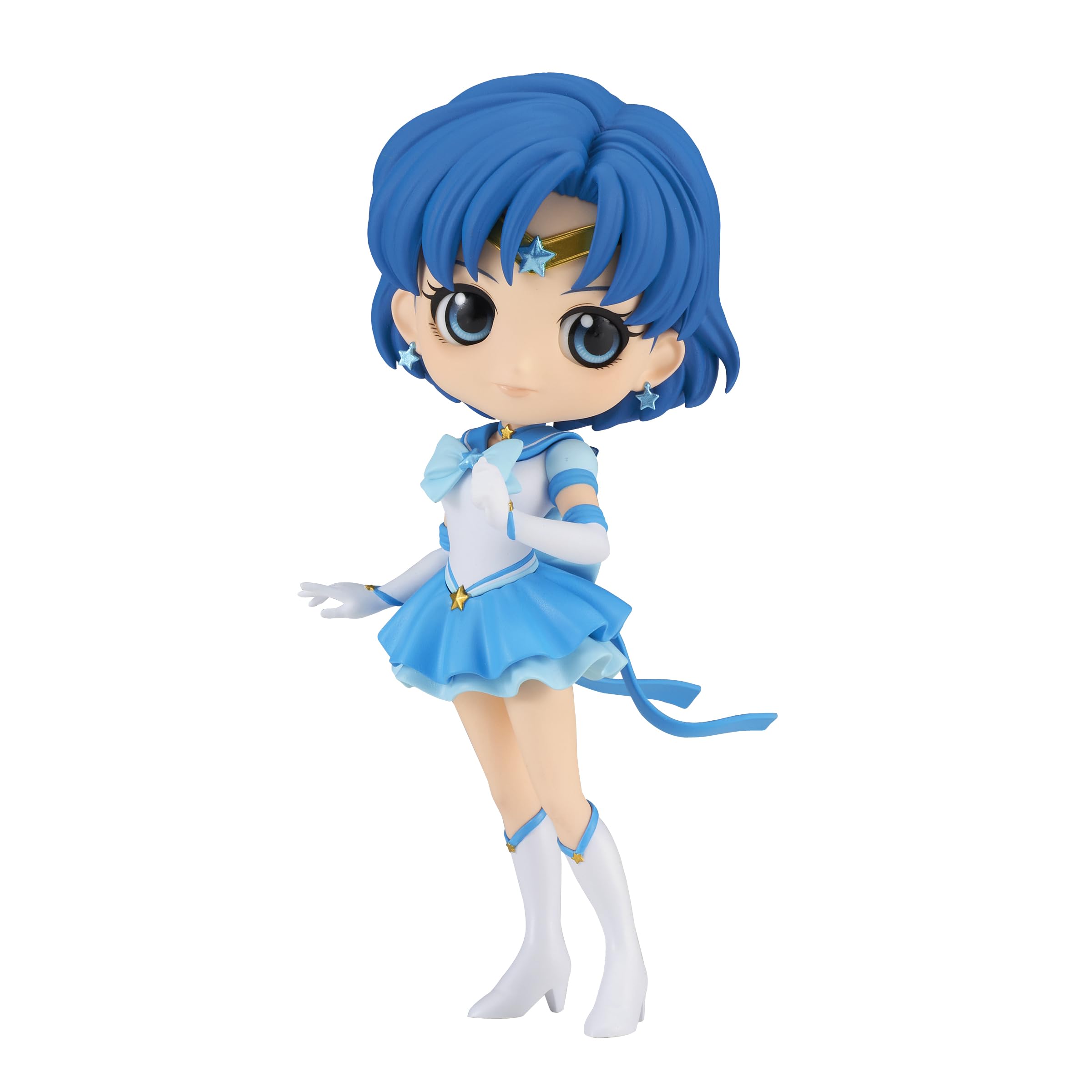BANPRESTO Q Posket Eternal Sailor Mercury Pretty Guardian Sailor Moon Cosmos The Movie (Ver.B), 5.5" Multicolor, BP88176 Multicoloured