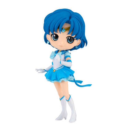 BANPRESTO Q Posket Eternal Sailor Mercury Pretty Guardian Sailor Moon Cosmos The Movie (Ver.B), 5.5" Multicolor, BP88176 Multicoloured