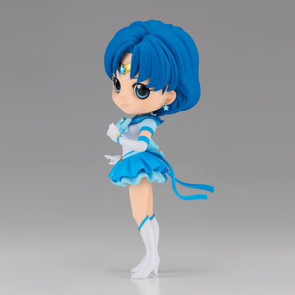 BANPRESTO Q Posket Eternal Sailor Mercury Pretty Guardian Sailor Moon Cosmos The Movie (Ver.B), 5.5" Multicolor, BP88176 Multicoloured
