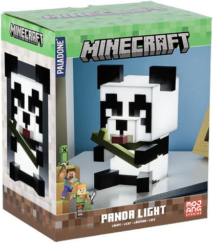 Paladone Minecraft Panda Light - Officially Licensed Merchandise, Portable Night Light and Gaming Room Decor for Kids, Gift for Gamer, Battery Powered