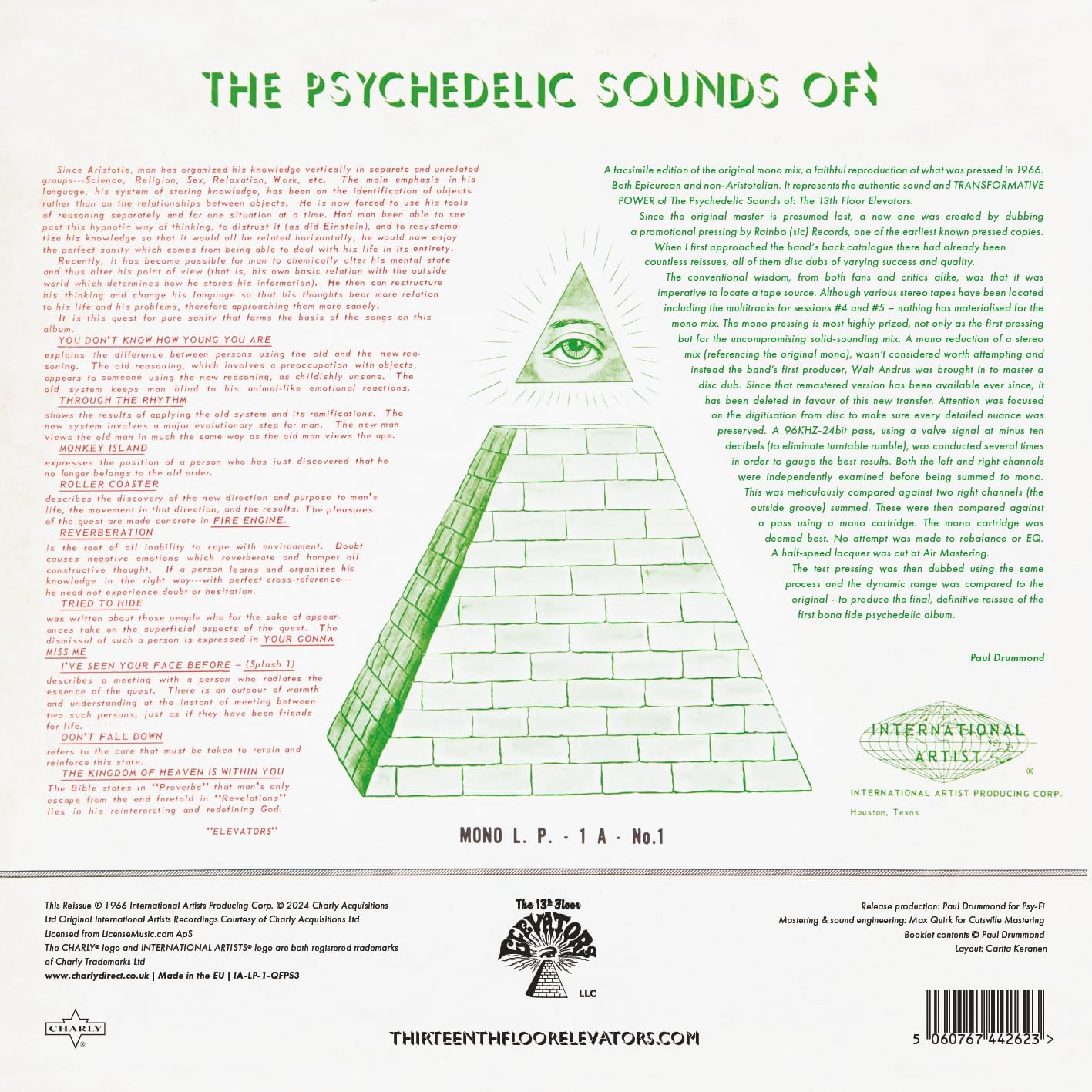 Psychedelic Sounds (Facsimile. Mono