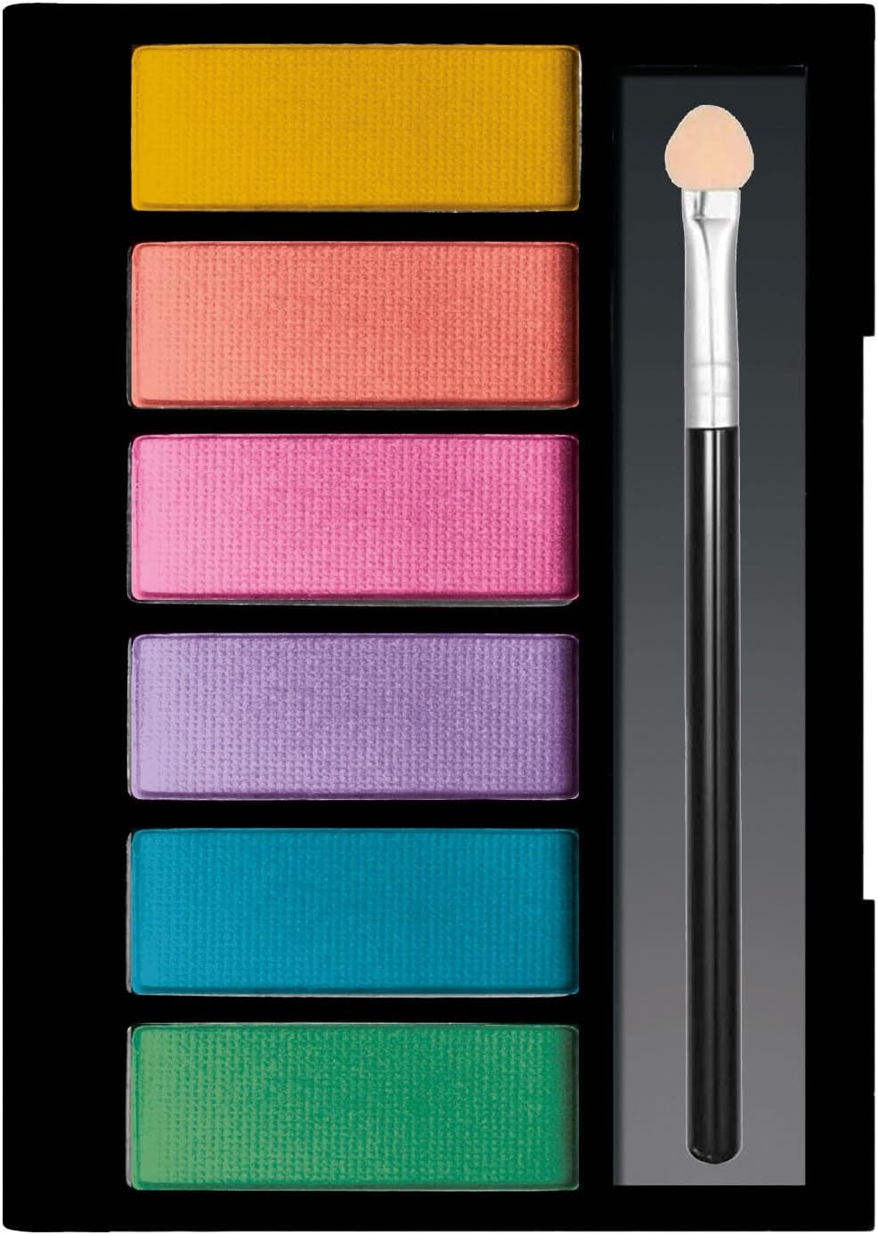 Clementoni - Set Trucchi Bambina Crazy Chic Teen - Eyeshadow: Tropical Vibe, Trousse Ombretti Sicuri e Anallergici, Bambine 9 Anni, Facilmente Lavabile con Acqua, 18794