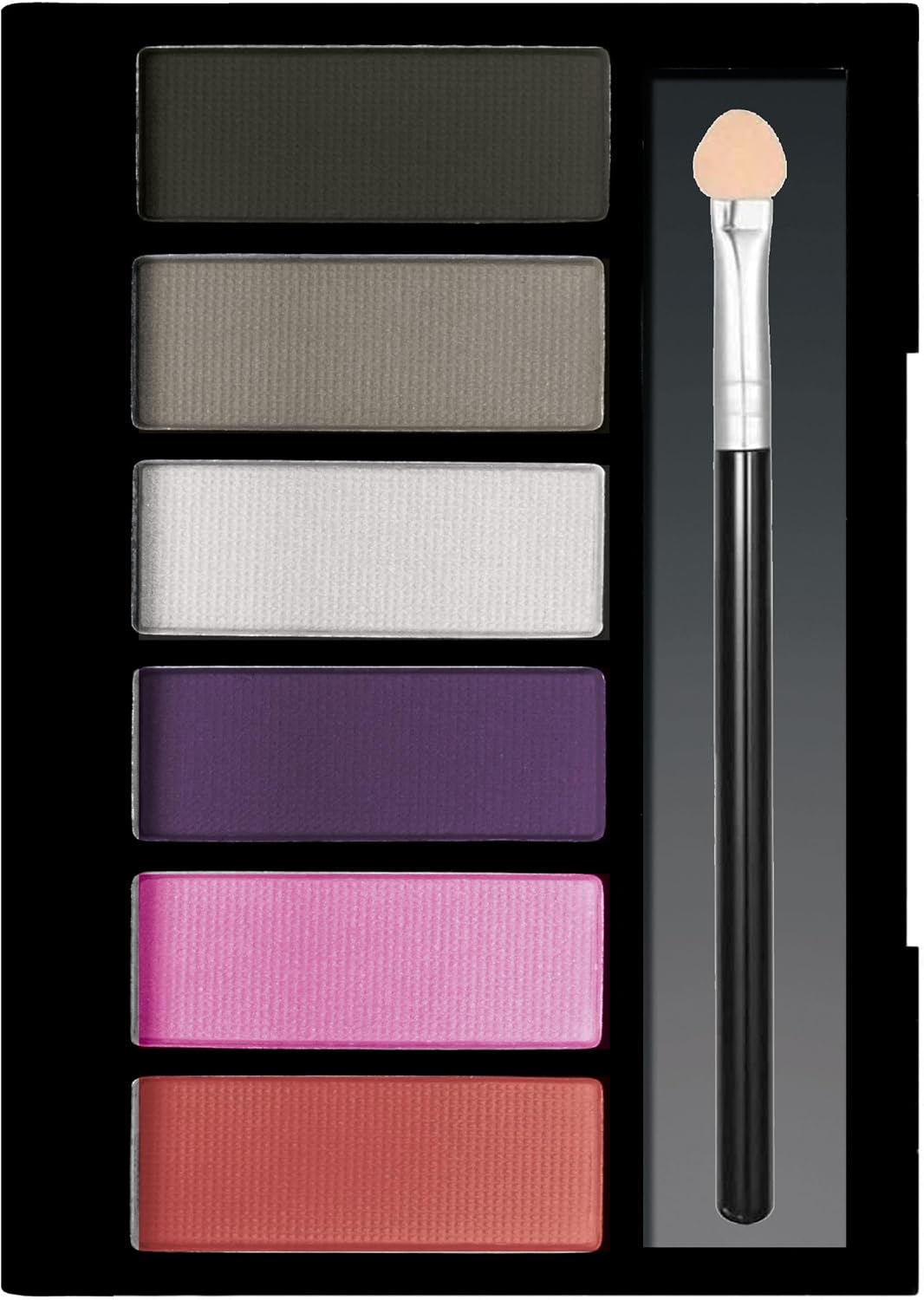 Clementoni Crazy Chic - Makeup Party Queen Eyes, Trucchi per Bambine 9+ Anni, Trousse Portatile con Ombretti Lavabili con Acqua e Applicatore, Idea Regalo per Adolescenti, 18815