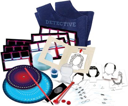 Clementoni Lab Experiments, Science, Laboratory, Detective, Fingerprint Recognition, Scientific Game, 8 Years, in Italian, Made in Italy, Multi-Colour, 19230