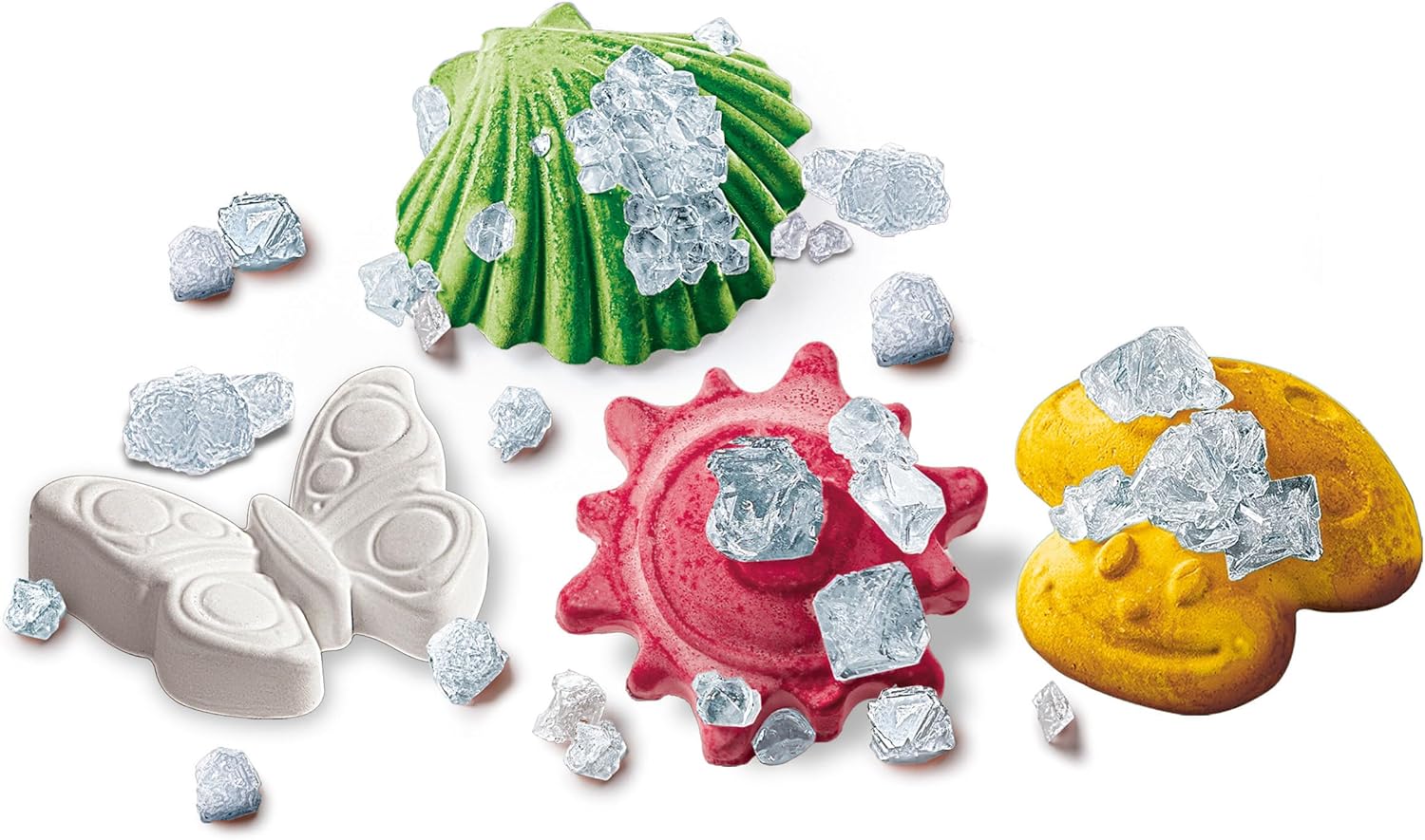 Clementoni Lab-Formine Set, Laboratorio Cristalli, Experiments Science, Geology, Mineralogy, Scientific Game 8 Years, in Italian, Made in Italy, Multicoloured, 19231