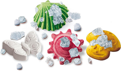 Clementoni Lab-Formine Set, Laboratorio Cristalli, Experiments Science, Geology, Mineralogy, Scientific Game 8 Years, in Italian, Made in Italy, Multicoloured, 19231